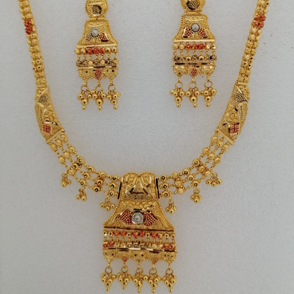 916 gold kalkatti design short set
