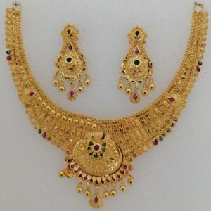 916 gold yellow antique short set
