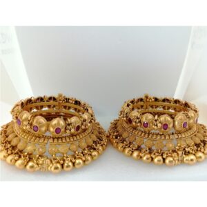 916 Gold Rajwadi Kada VG-B01