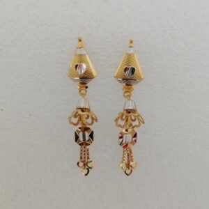 916 Gold Fancy Latkan Earring VG-06