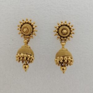 22KT Gold Antique Jummar Earrings VG-E02