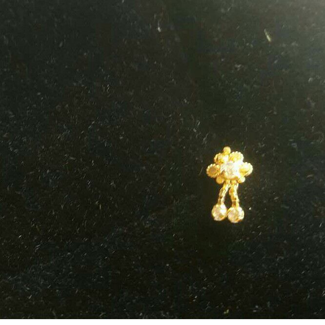 Plain Gold Ladies Nosepin