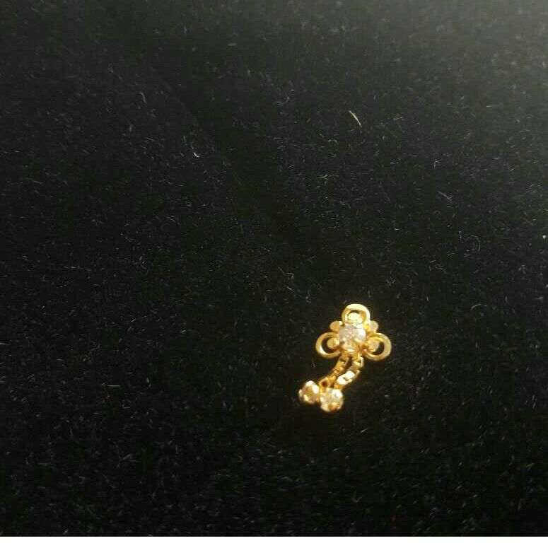916 Gold Dazzling Ladies Nosepin