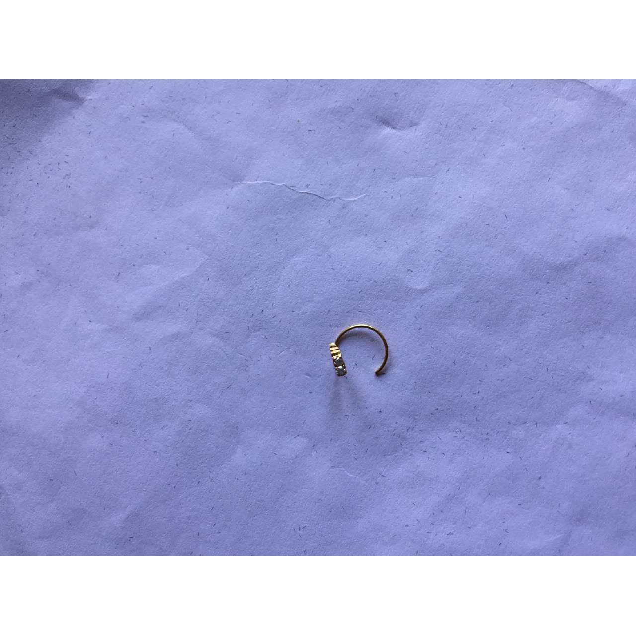 18K Gold Hand-Crafted Indian Nosepin