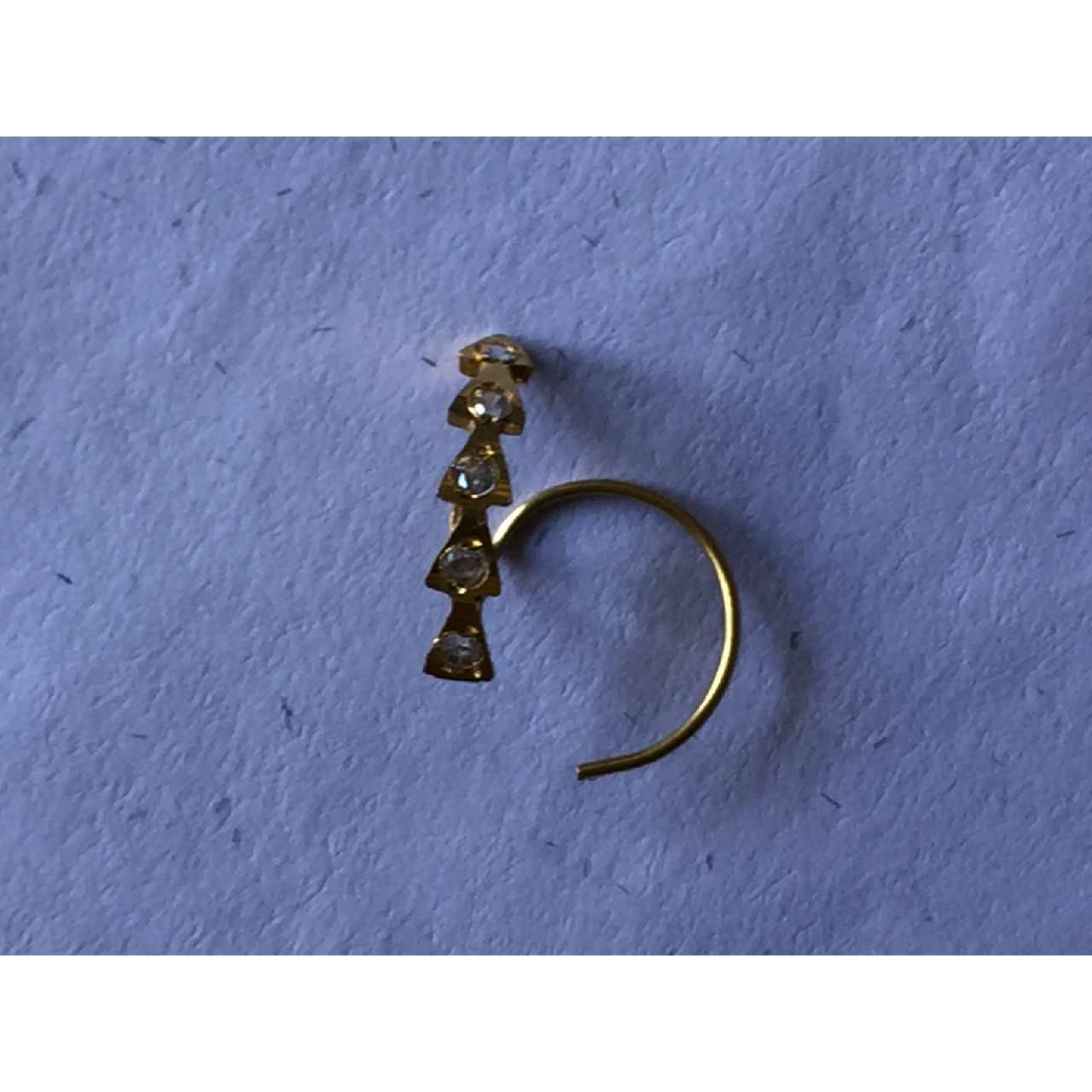 18K Gold Indian Handmade Nosepin