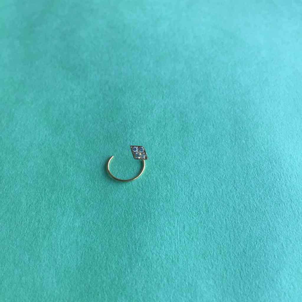 18K Gold Fancy Indian Nath (Nosepin)