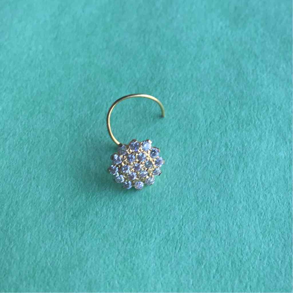 18KT Yellow Gold Ladies Ethical Nosepin