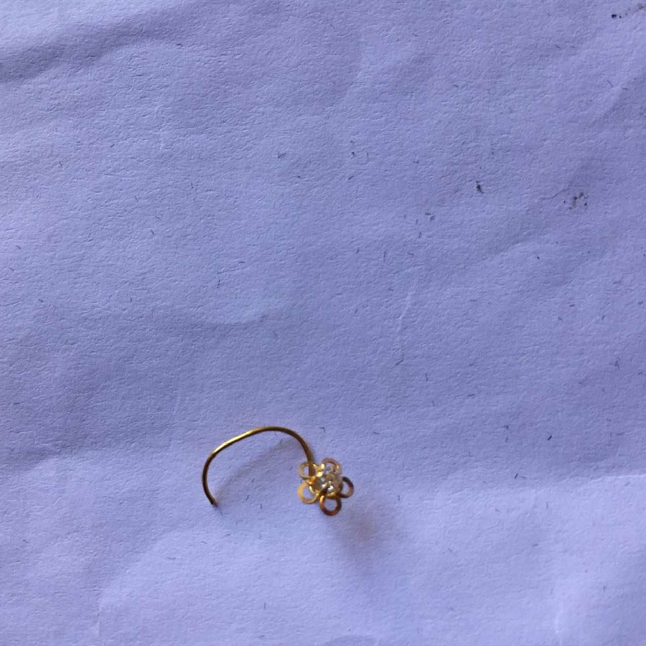 18KT Yellow Gold Ladies Nath (Nosepin)