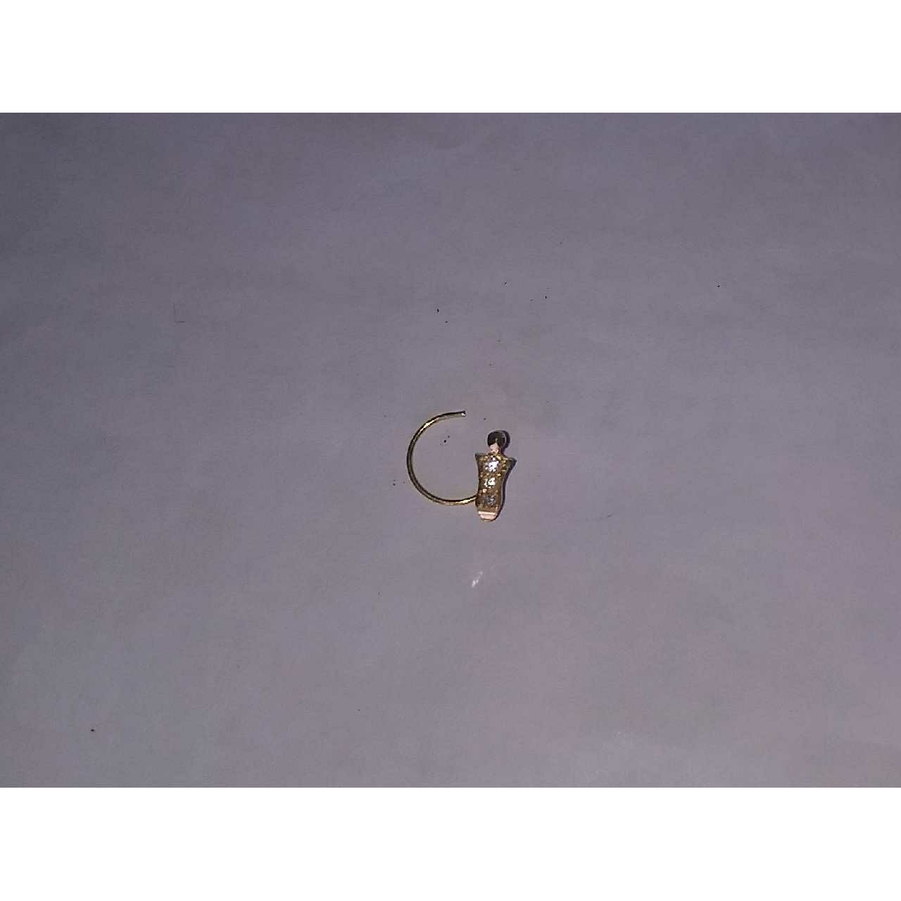 18K / 750 Gold Indian Simple Nath (Nosepin)