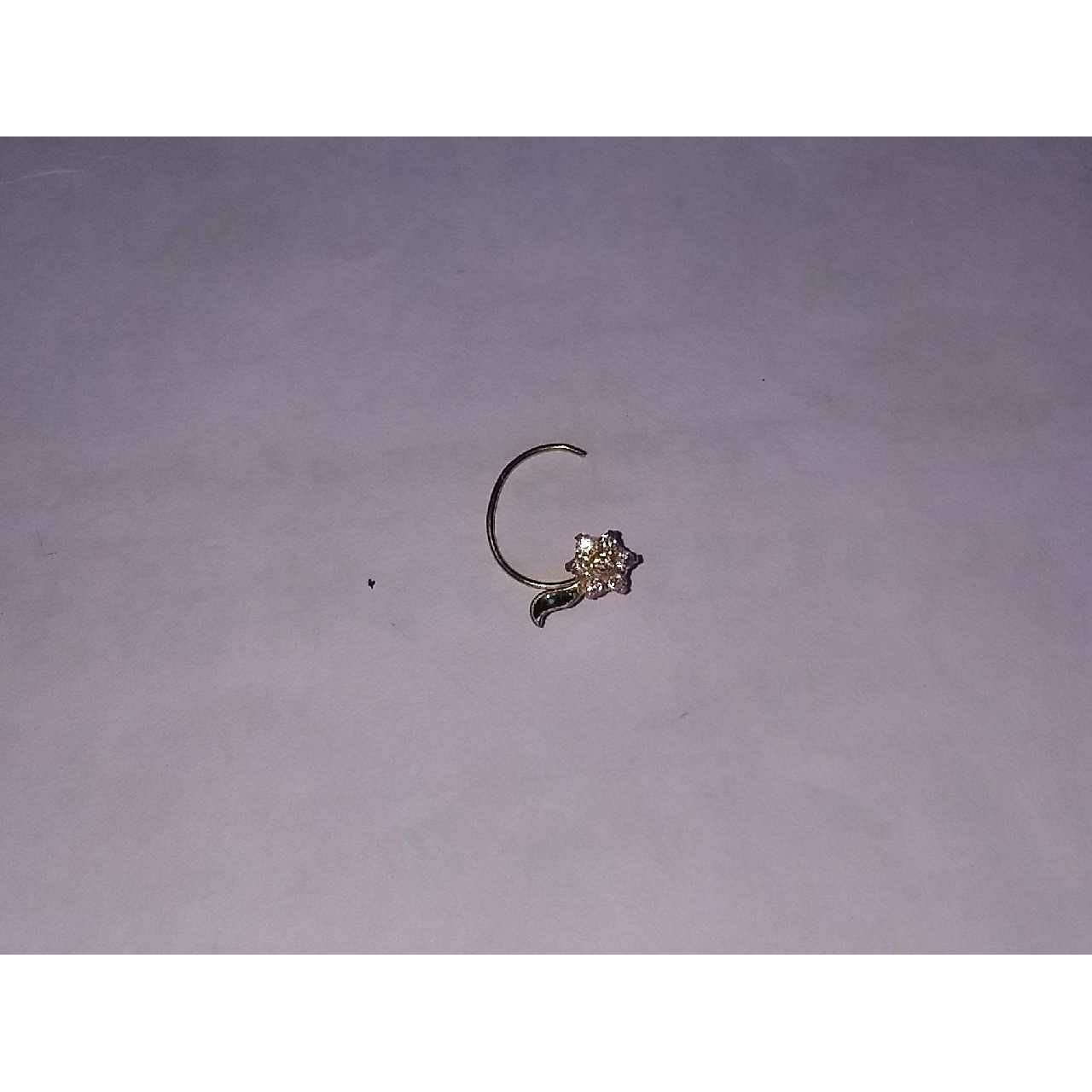 18K / 750 Gold Indian Flower Nath