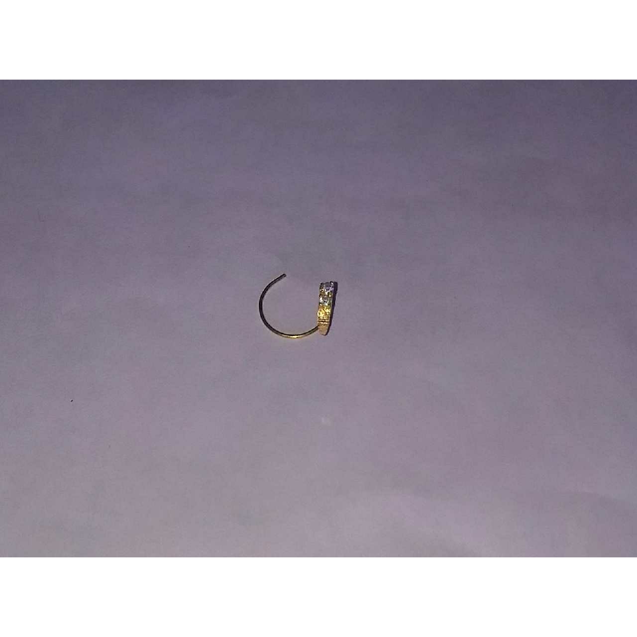 750 Yellow Gold Casting Modern Nosepin (Nath)