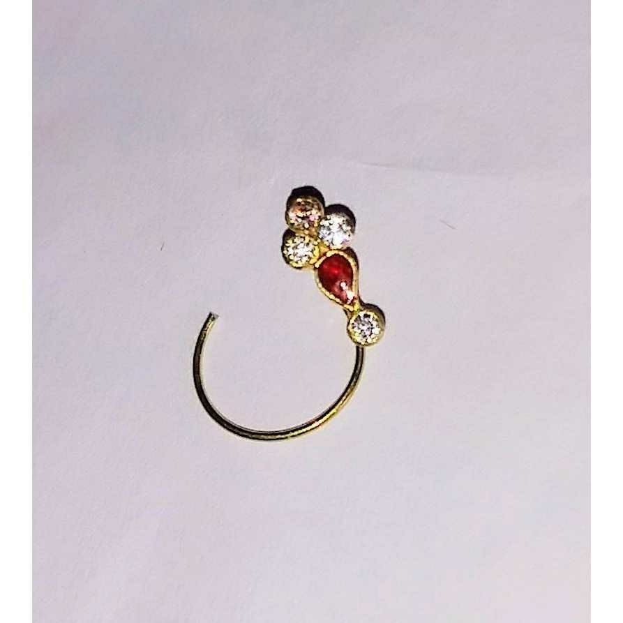 916 Yellow Gold Nose Pin
