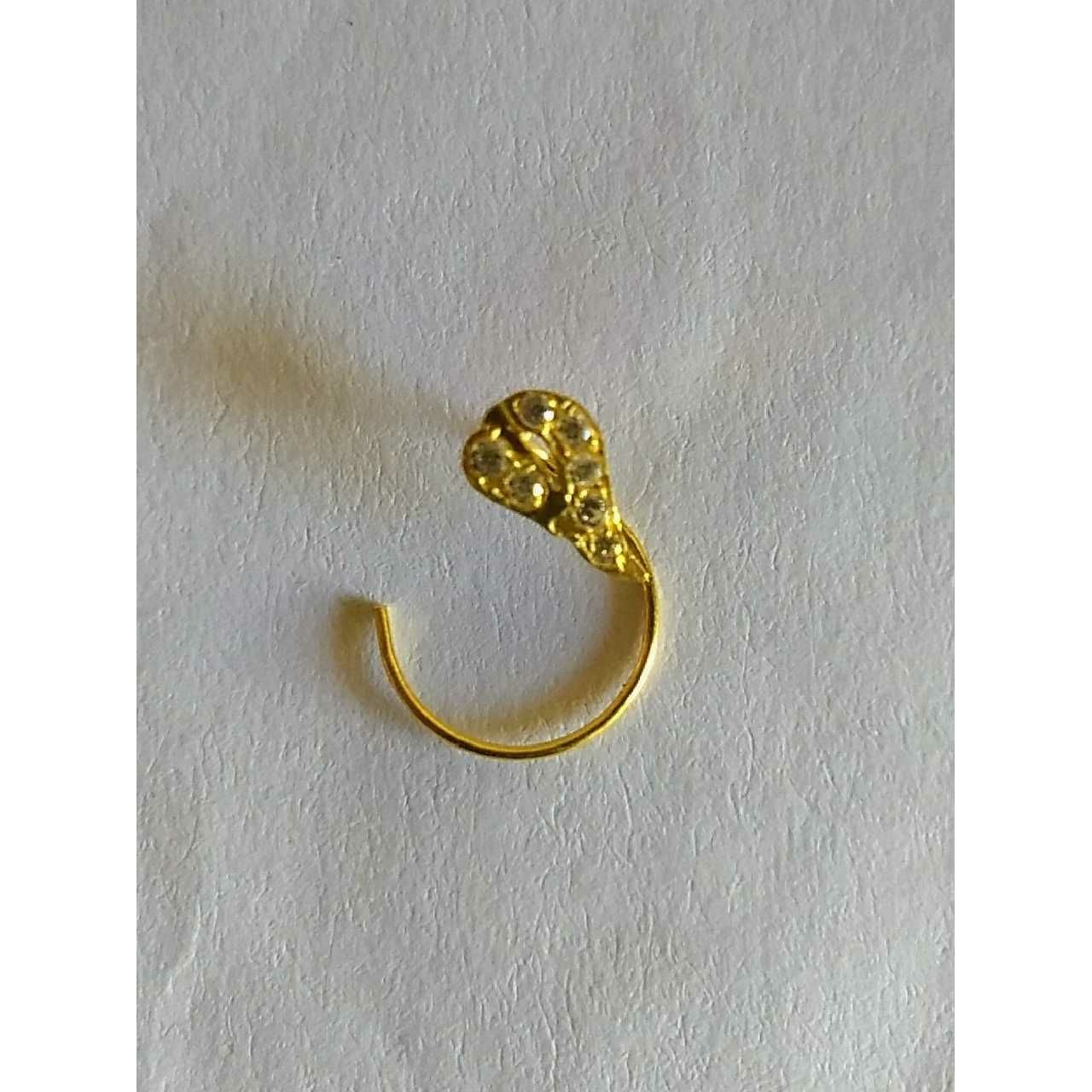 18KT Yellow Gold Indian Nose Pin
