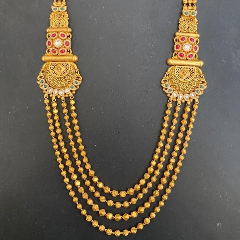 Gold antique wedding necklace