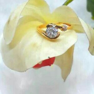22Kt Gold CZ Ladies Ring