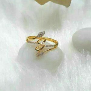 22Kt Gold CZ Ladies Ring