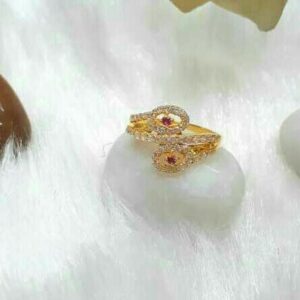 916 Gold CZ Delicate Ring