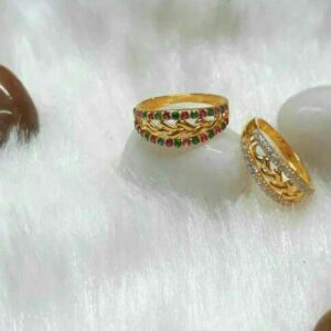 916 Gold CZ Delicate Ring
