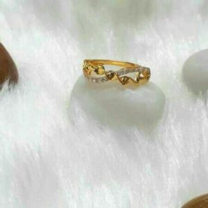 916 Gold CZ Delicate Ring