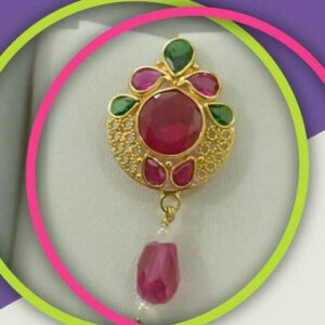 Fancy Colour Bead Nose Ring