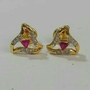 Fancy Diamond Stud Earrings
