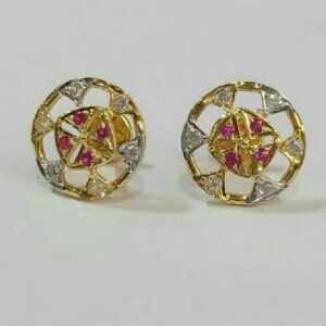 Fancy Diamond Stud Earrings