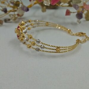 22KT Gold CNC Italian Kada