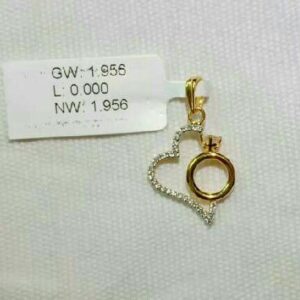 22KT Daily Wear Delicate Gold Pendant