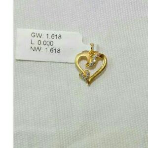 22KT Daily Wear Delicate Gold Pendant