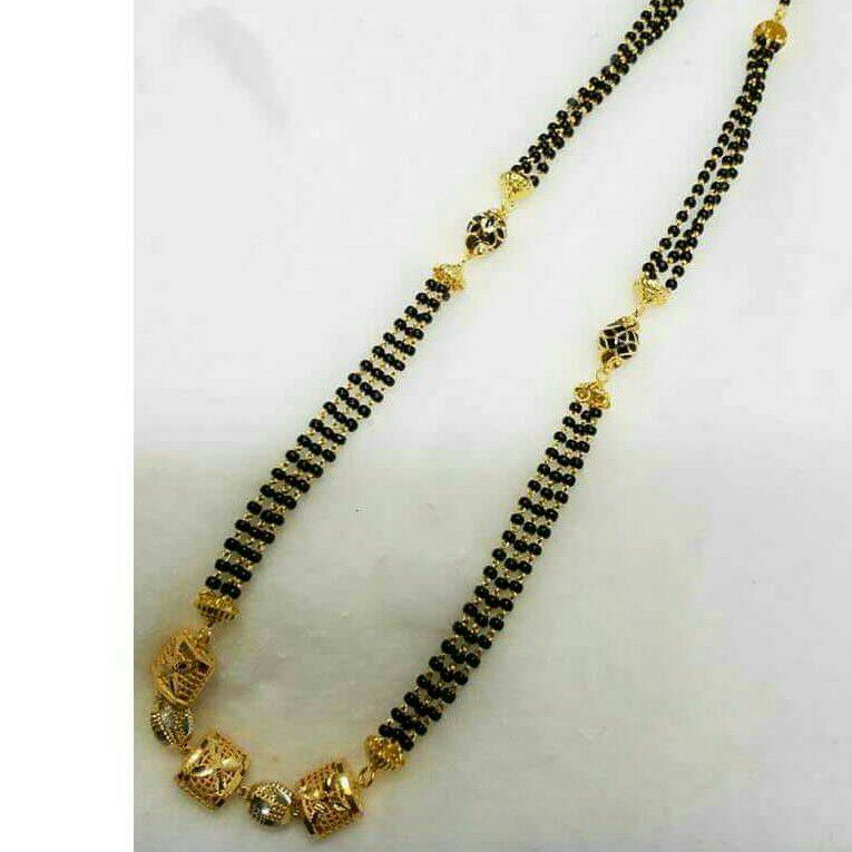 22KT Gold Antique Mangalsutra - Image 3