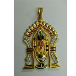 Gold Tirupati Balaji Pendent