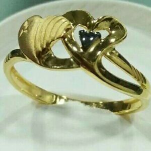 916 Gold Antique Style Ladies Ring