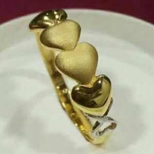 916 Gold Antique Style Ladies Ring