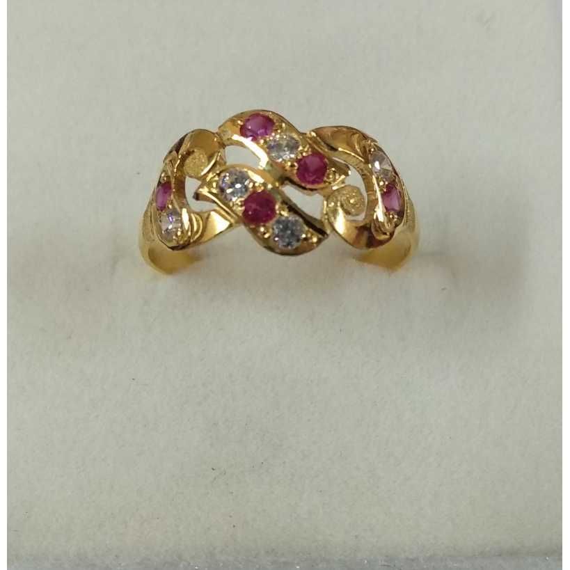 916 Gold Casting Stone Ring