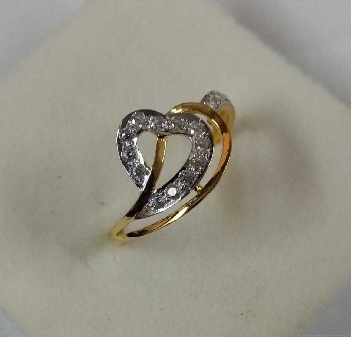 916 Gold Fancy CZ Stone Casting Ring