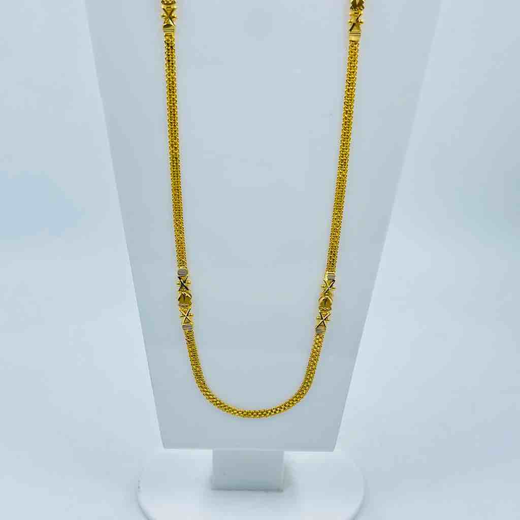 22k Gold Highway Piece Design Chain