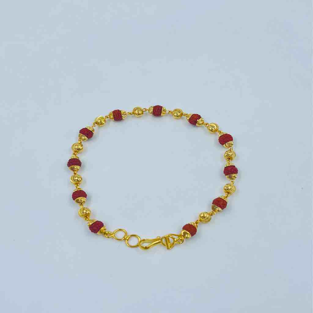 916 Gold Rudraksha Gents Lucky