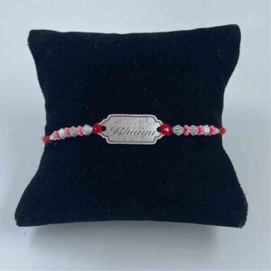 999 silver mere pyare bhaiya name design pendant rakhi