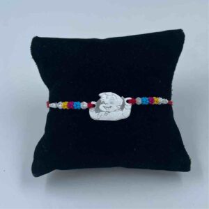 999 Silver Cartoon Design Pendant Rakhi