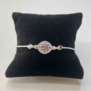 Silver Classic ? Om Design Pendant Rakhi