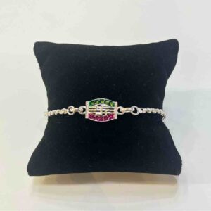 Silver Fancy ????????? Pendant Design Rakhi