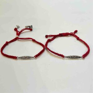 925 silver radhe krishna(???? ??????)name design couple rakhi