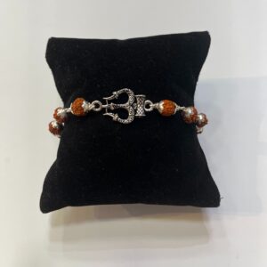 925 silver aum design rakhi