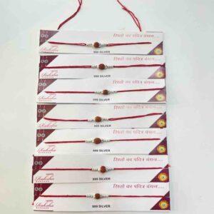 925 silver beads rakhi