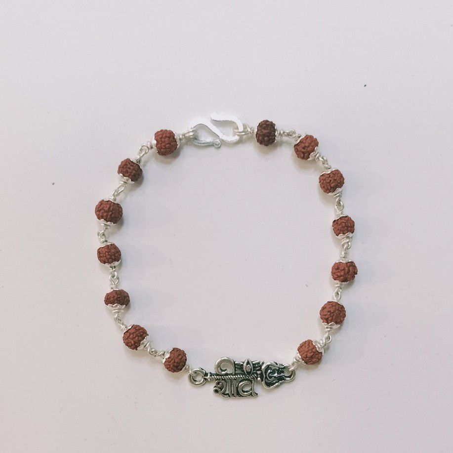 925 Silver Shiv Pendants Rudraksh Rakhi