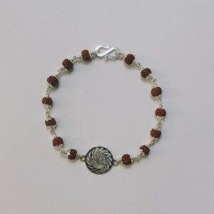 925 Silver BRO Pendants Rudraksh Rakhi