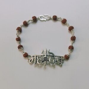 925 Silver Mahadev Pendants Rudrax Rakhi