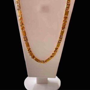 1gm Gold Plated Navabi S-Koili Design Chain