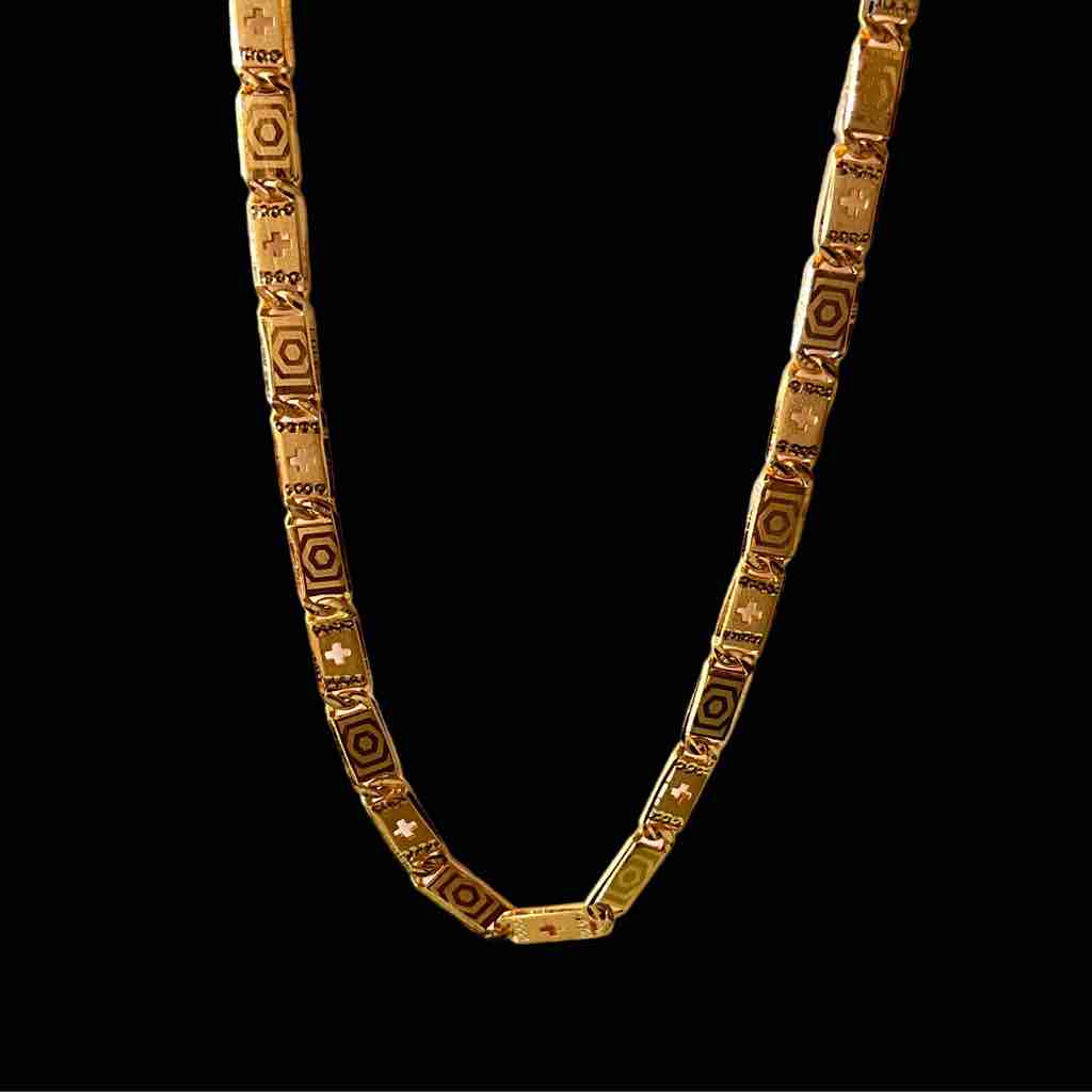 1gm Gold Plated Navabi New Design Chain