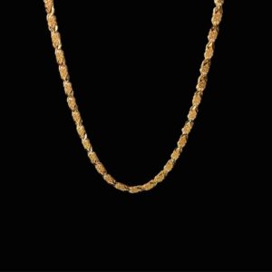 1gm gold plated handmade design chain